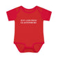 Just a kid from Glastonbury Infant Baby Rib Bodysuit