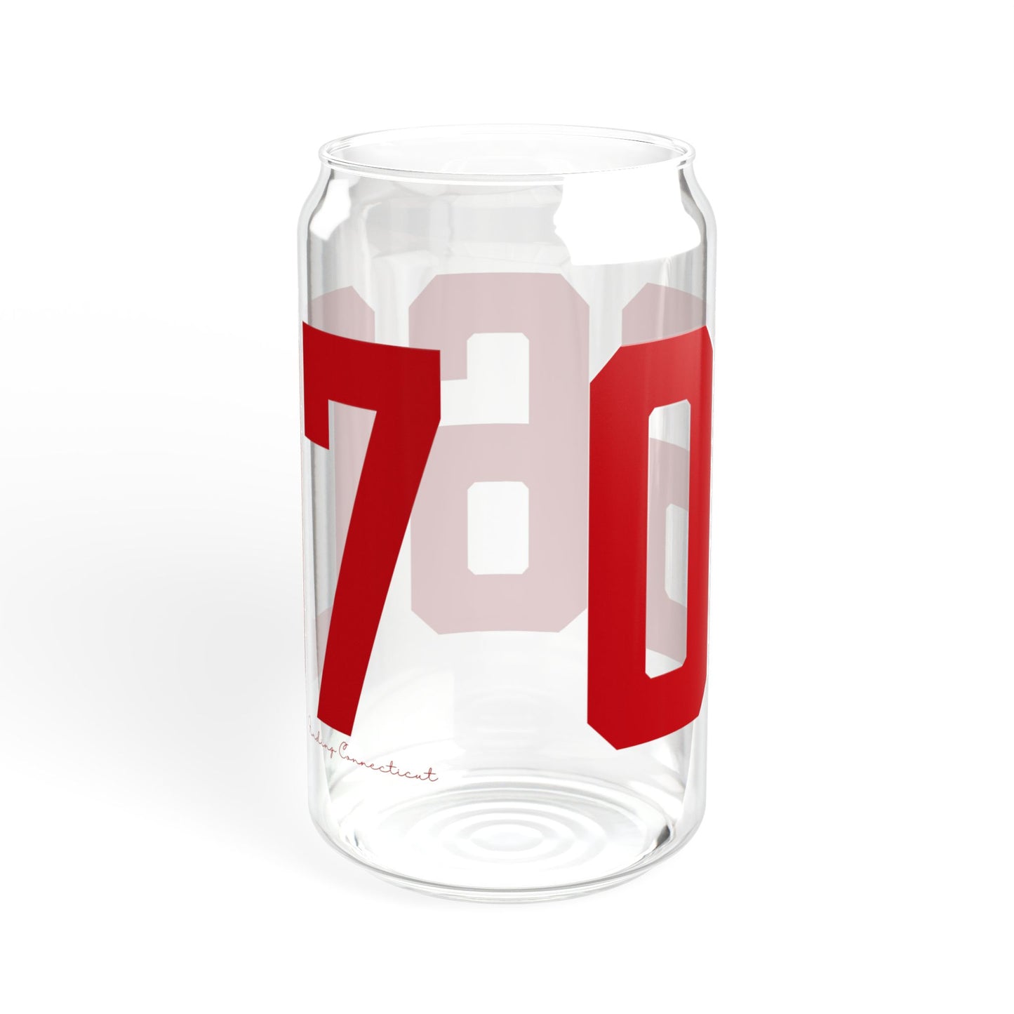 06607 Bridgeport Connecticut Zip Code Sipper Glass, 16oz