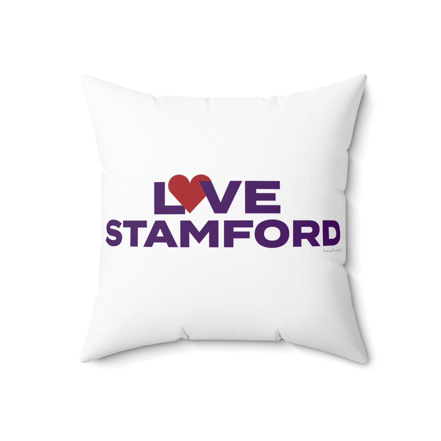 Love Stamford Spun Polyester Square Pillow