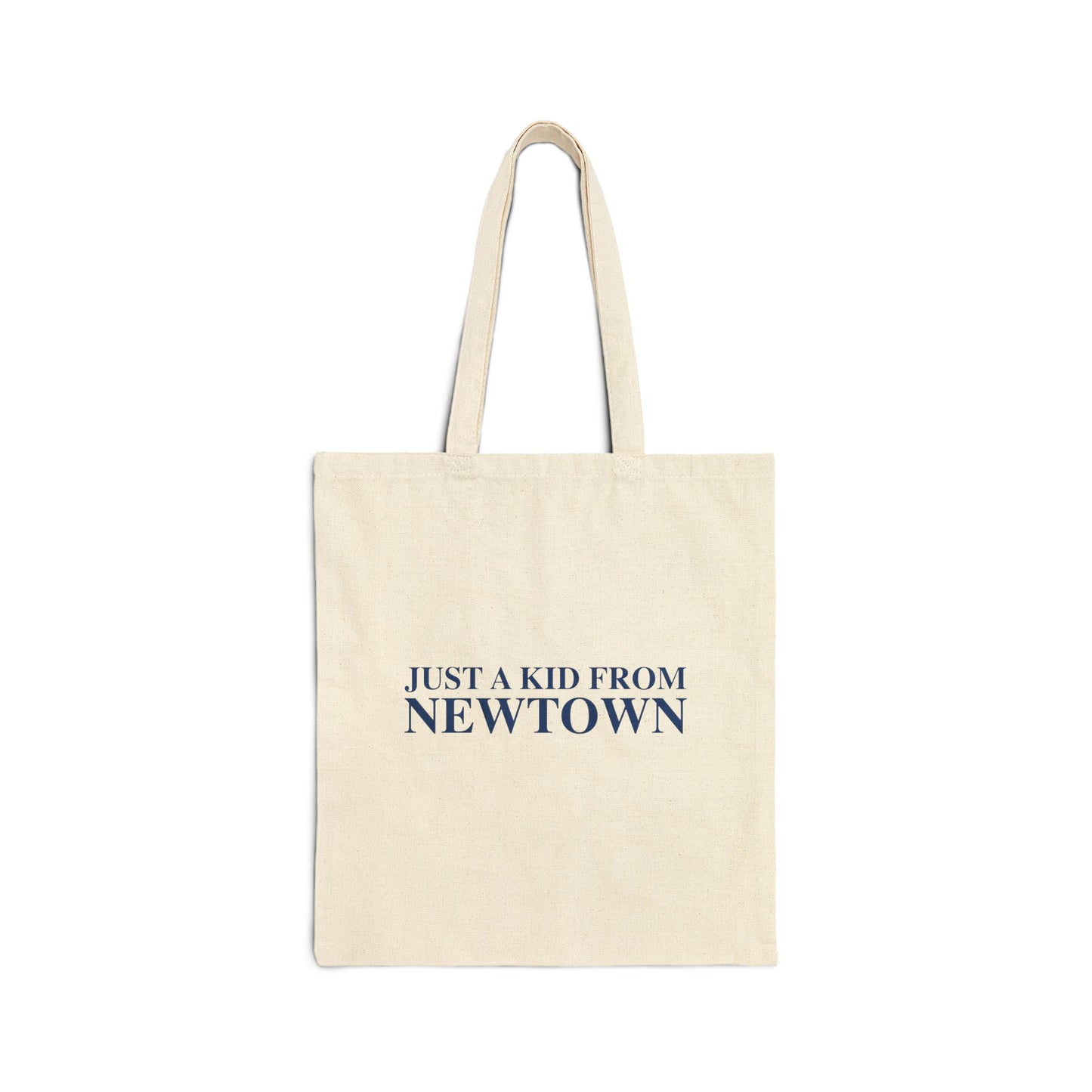 Just a kid from Newtown Cotton Canvas Tote Bag