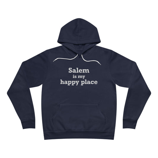 Salem  is My Happy Place Unisex Sponge Fleece Pullover Hoodie