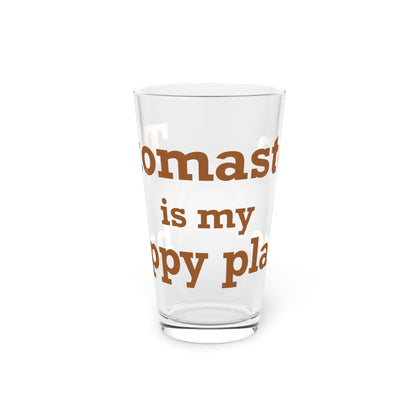 Thomaston is My Happy Place Pint Glass, 16oz