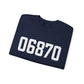 06870 - Greenwich CT Zip Code Unisex Heavy Blend™ Crewneck Sweatshirt