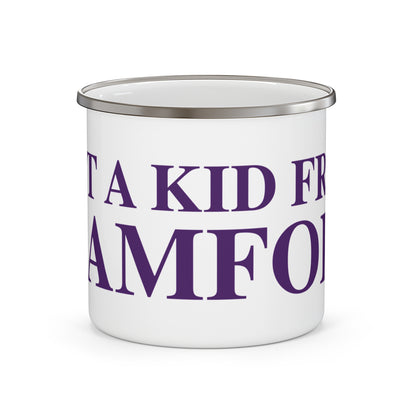 Just a kid from Stamford Enamel Camping Mug