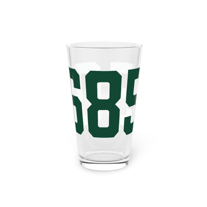 06855 Norwalk Connecticut Zip Code  Pint Glass, 16oz