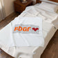 Ridgefield Love Velveteen Plush Blanket