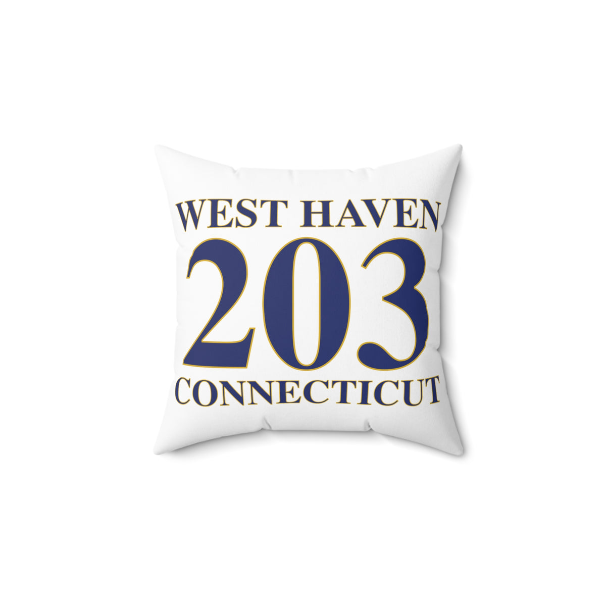 West Haven 203 Connecticut Polyester Square Pillow