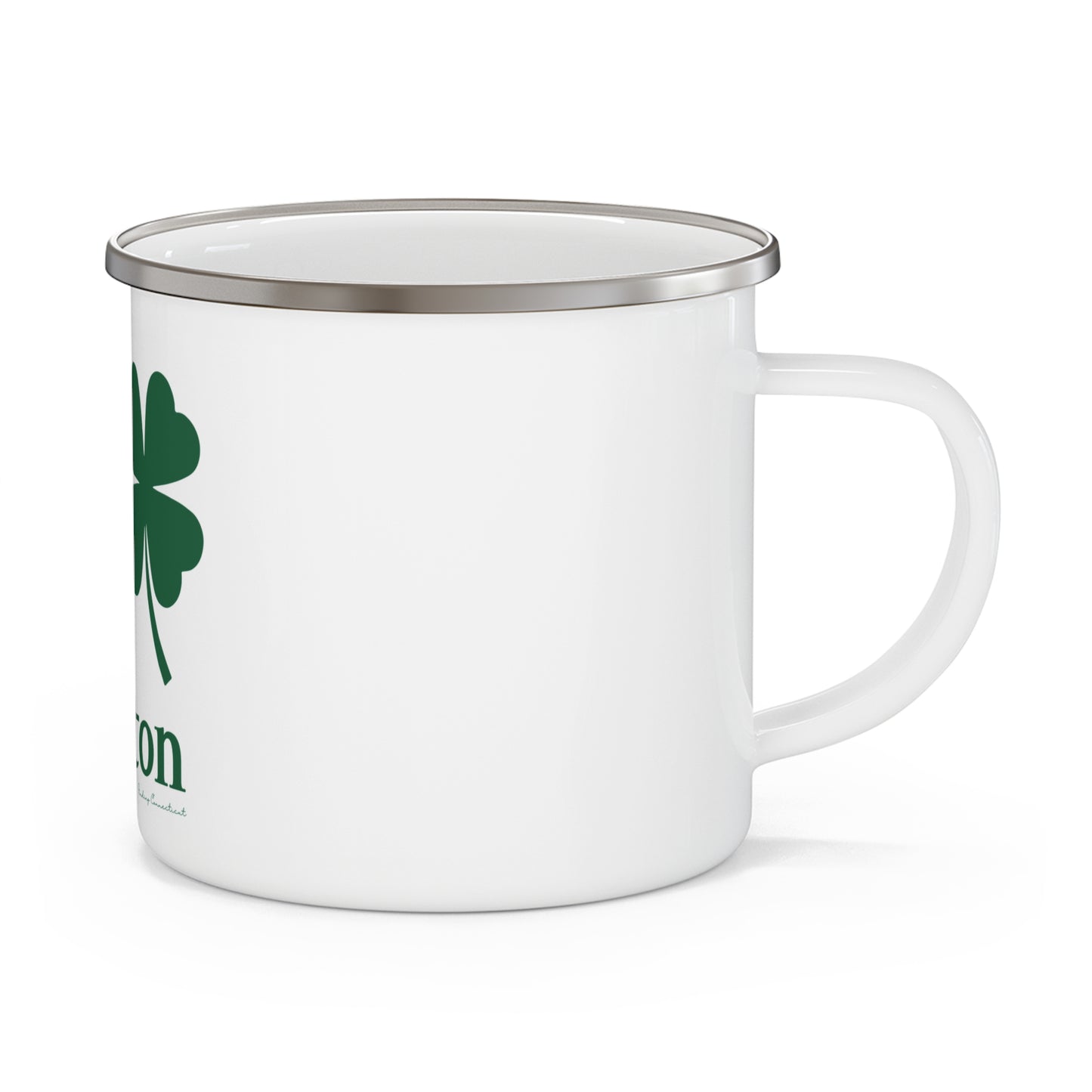 I Clover Preston Enamel Camping Mug