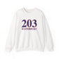203 Waterbury Red, White & Blue Unisex Heavy Blend™ Crewneck Sweatshirt