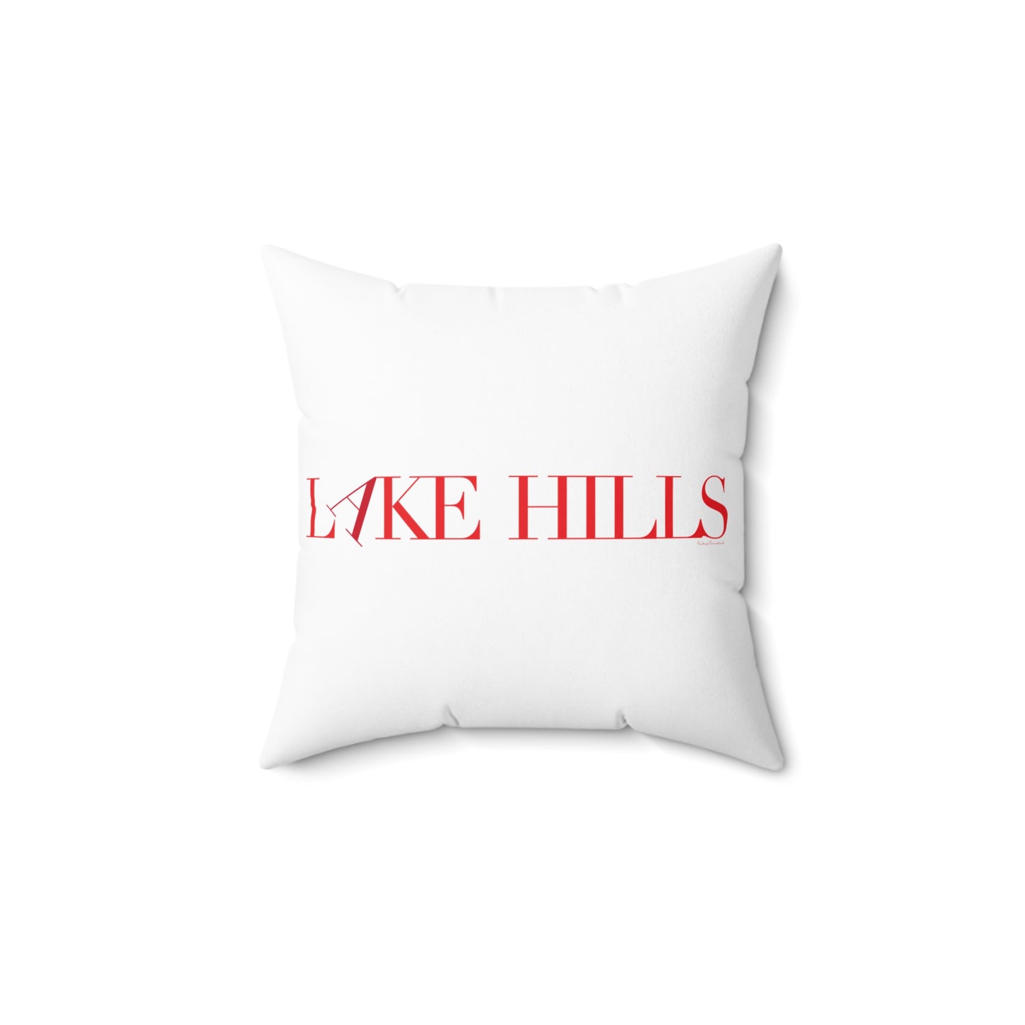 41 Tilt Lake Hills Spun Polyester Square Pillow