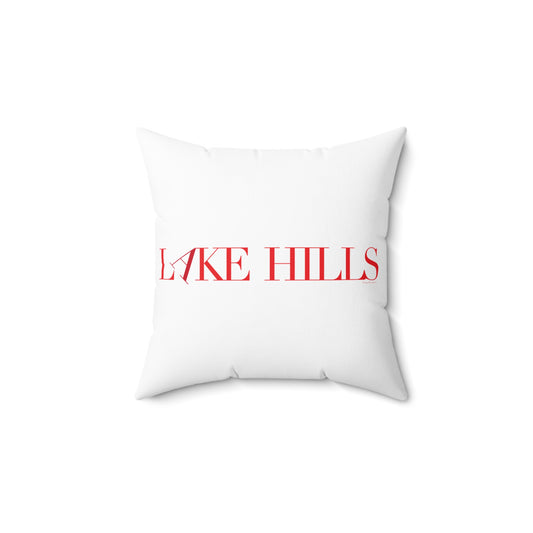 41 Tilt Lake Hills Spun Polyester Square Pillow