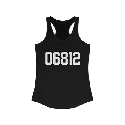 06812 New Fairfield CT Zip Code Women's Ideal Racerback Tank Top