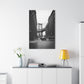 Manhattan Bridge Black and White Matte Canvas, Stretched, 1.25"
