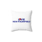 Love New Fairfield Spun Polyester Square Pillow