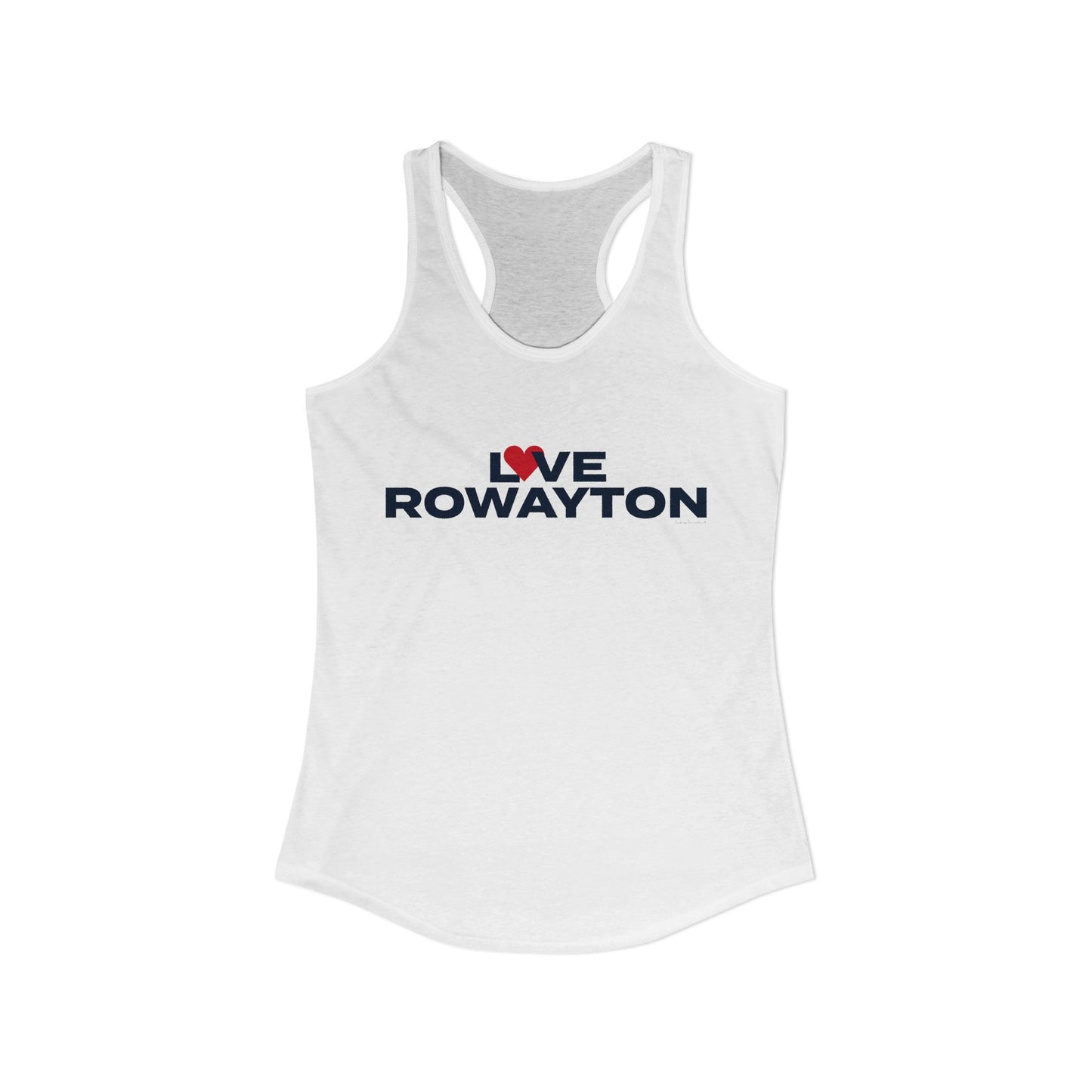 Love Rowayton Women's Ideal Racerback Tank Top