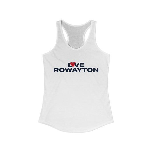 Love Rowayton Women's Ideal Racerback Tank Top