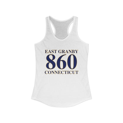 East Granby 860 Connecticut Women's Ideal Racerback Tank Top