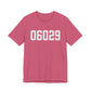 06029 Ellington CT Zip Code Unisex Jersey Short Sleeve T-Shirt