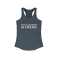 Just a kid from Somers Women's Ideal Racerback Tank Top