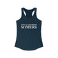 Just a kid from Somers Women's Ideal Racerback Tank Top