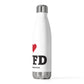 I Heart NWFD 20oz Insulated Bottle