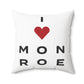 Monroe Vision Spun Polyester Square Pillow