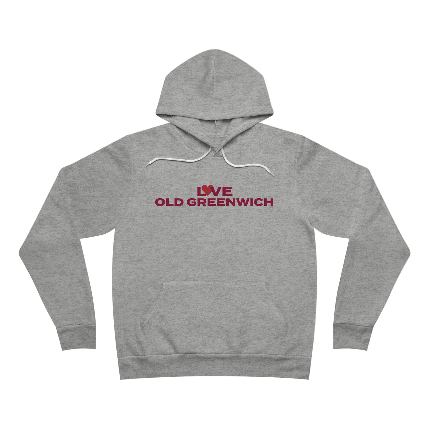 Love Old Greenwich Unisex Sponge Fleece Pullover Hoodie