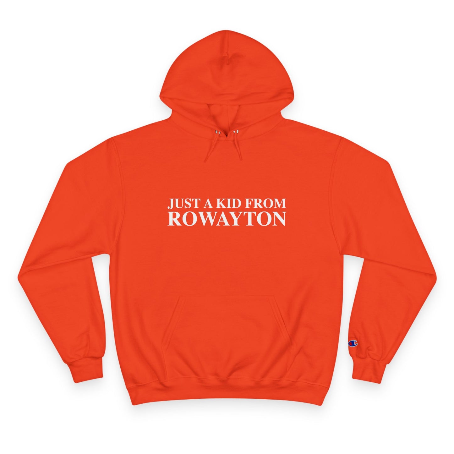 Just a kid from Rowayton Champion Hoodie