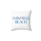 41 Tilt Fairfield Beach Spun Polyester Square Pillow
