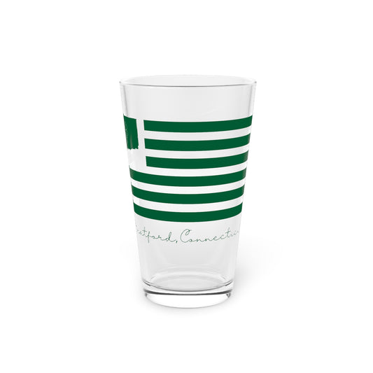 Stratford Connecticut St Patrick’s Day Flag Pint Glass, 16oz
