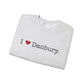 I Heart Danbury. Unisex Heavy Blend™ Crewneck Sweatshirt