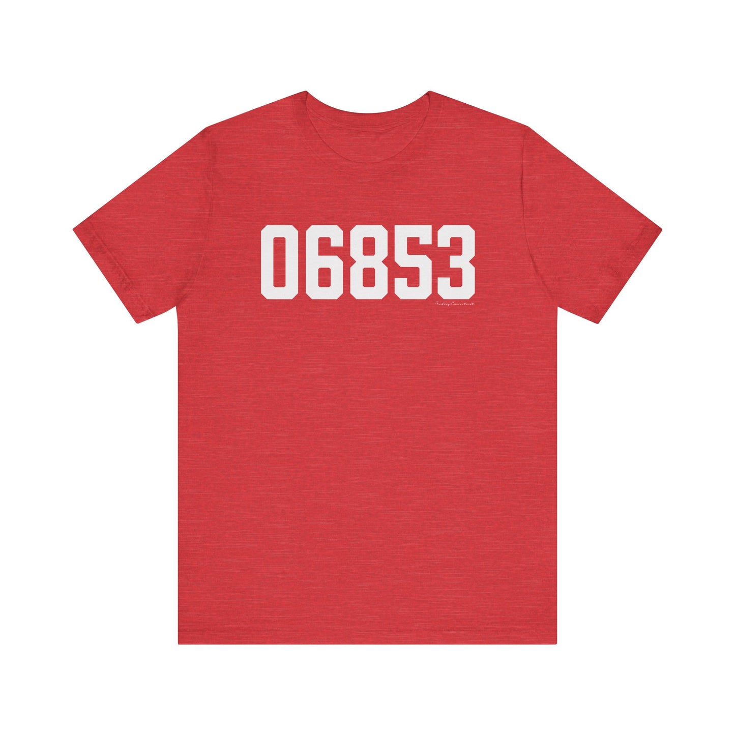 06853 Norwalk CT Zip Code Unisex Jersey Short Sleeve T-Shirt