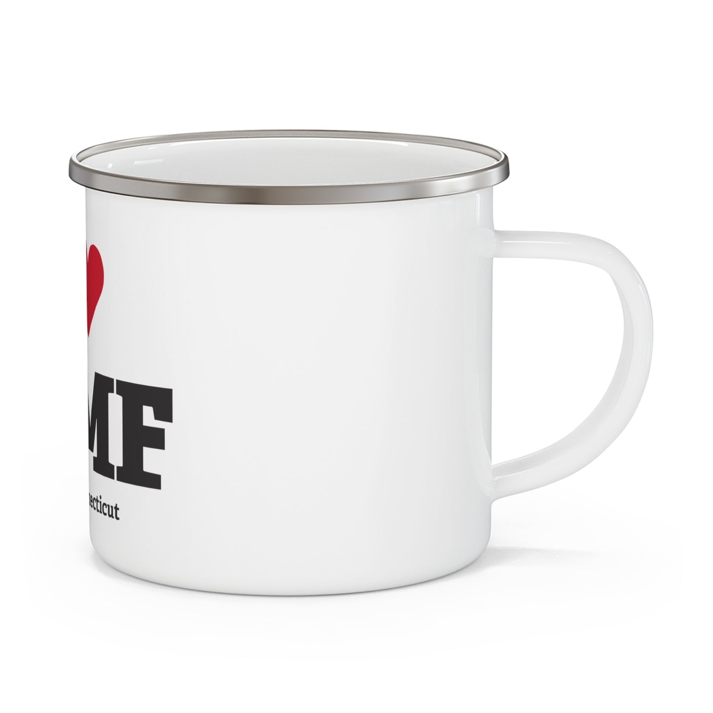 I Heart STMF Enamel Camping Mug