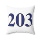 203 Spun Polyester Square Pillow