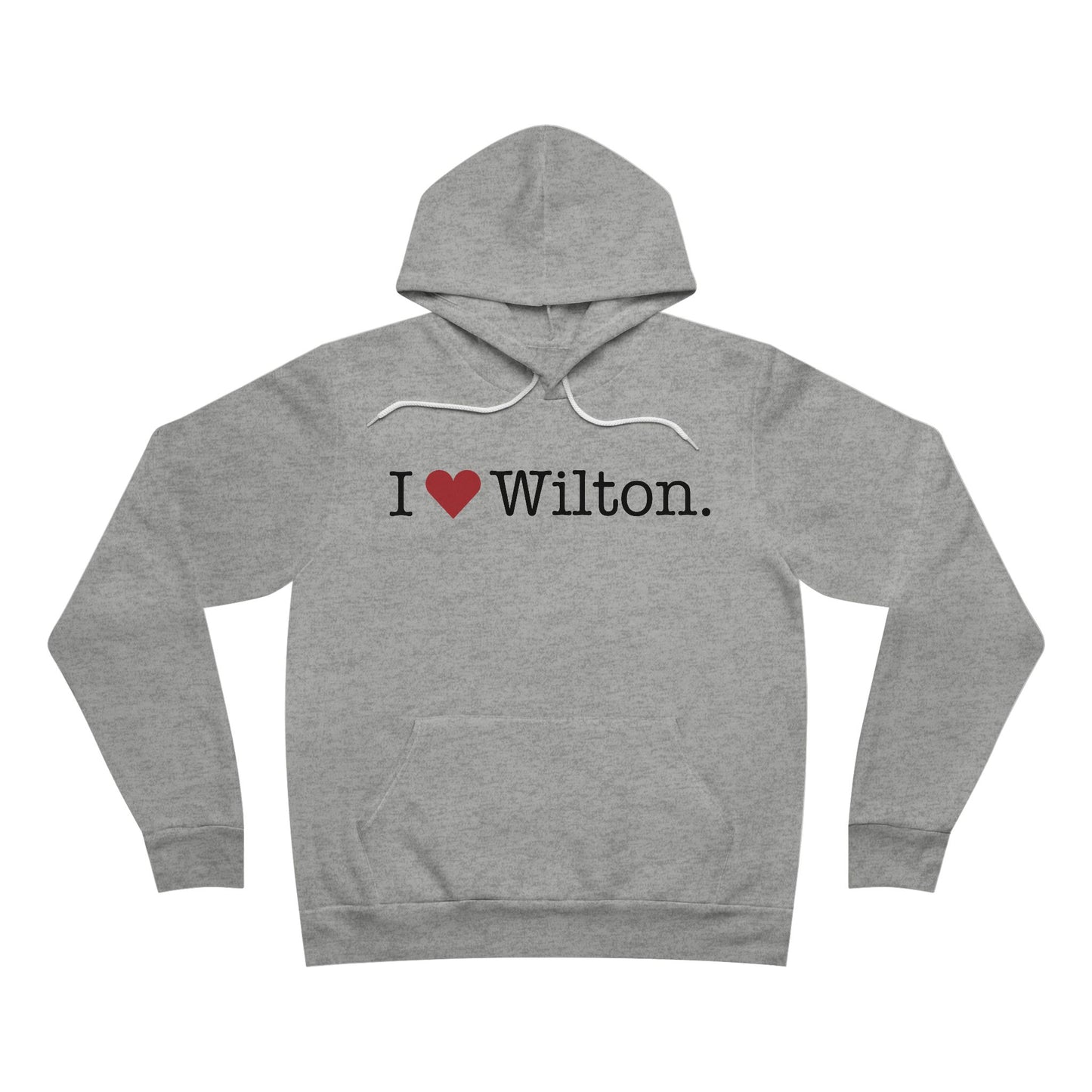 I Heart Wilton. Unisex Sponge Fleece Pullover Hoodie