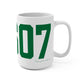 06607 Bridgeport Connecticut Zip Code Mug 15oz