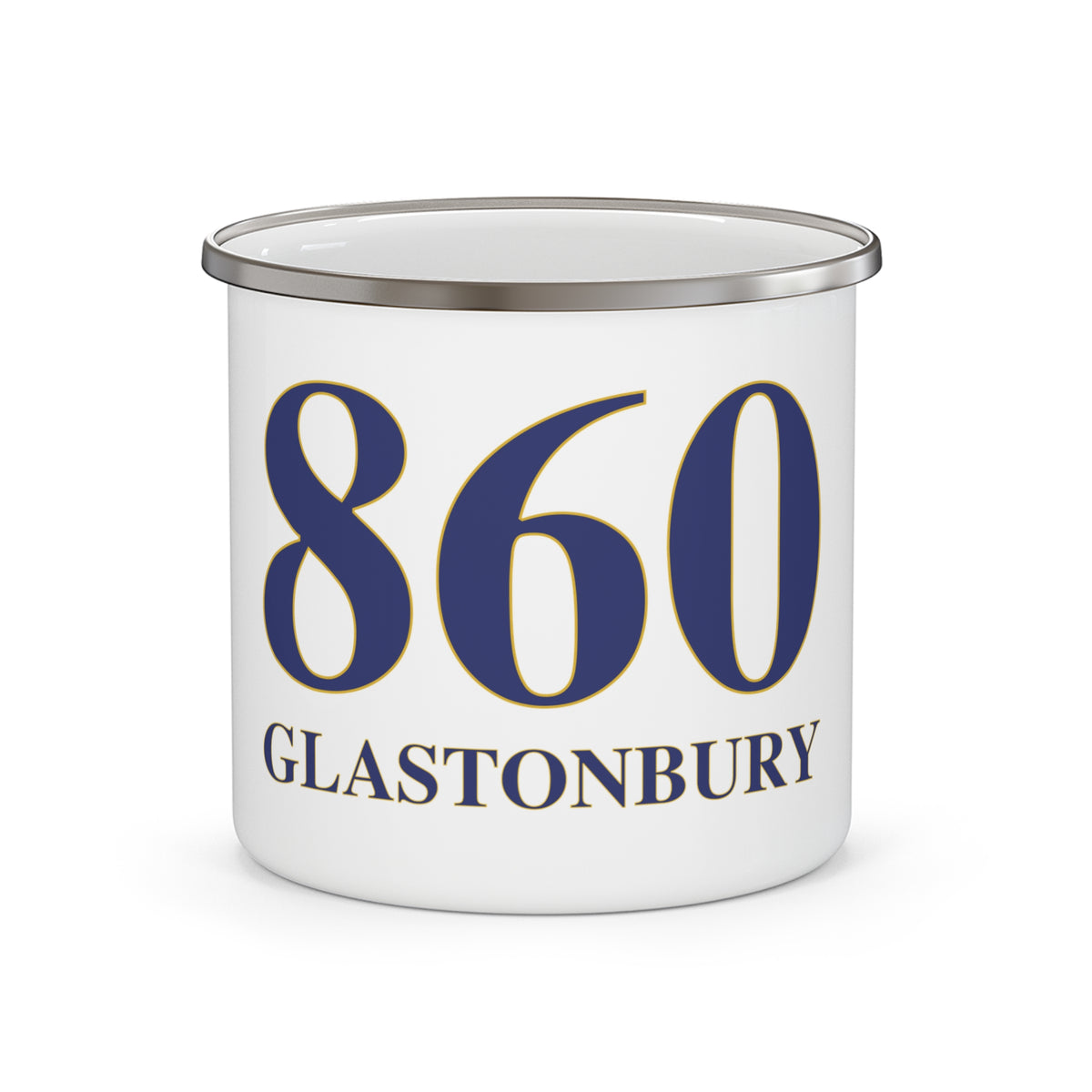 860 Glastonbury Enamel Camping Mug
