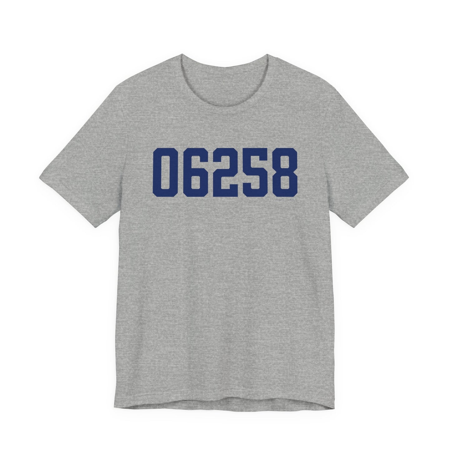 06258 Pomfret Connecticut Zip Code Unisex Jersey Short Sleeve T-Shirt