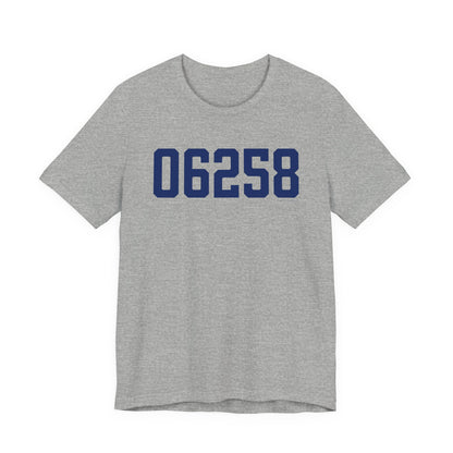 06258 Pomfret Connecticut Zip Code Unisex Jersey Short Sleeve T-Shirt