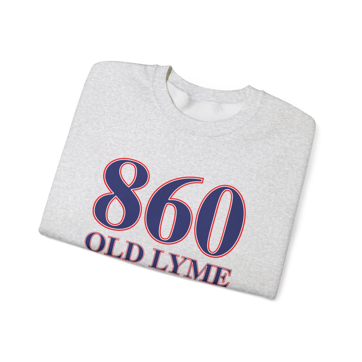 860 Old Lyme Red White & Blue Unisex Heavy Blend™ Crewneck Sweatshirt