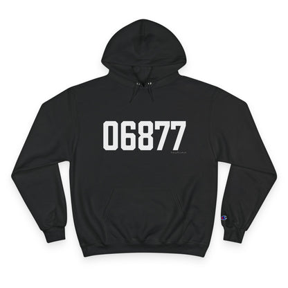 06877 Ridgefield CT Zip Code Champion Hoodie Sweatshirt
