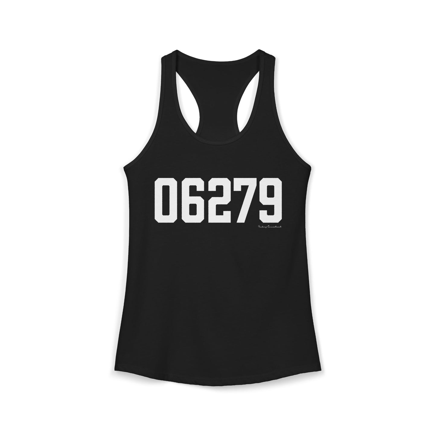 06279 Willington CT Zip Code Women's Ideal Racerback Tank Top