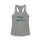 Clinton is My Happy Place Women's Ideal Racerback Tank Top