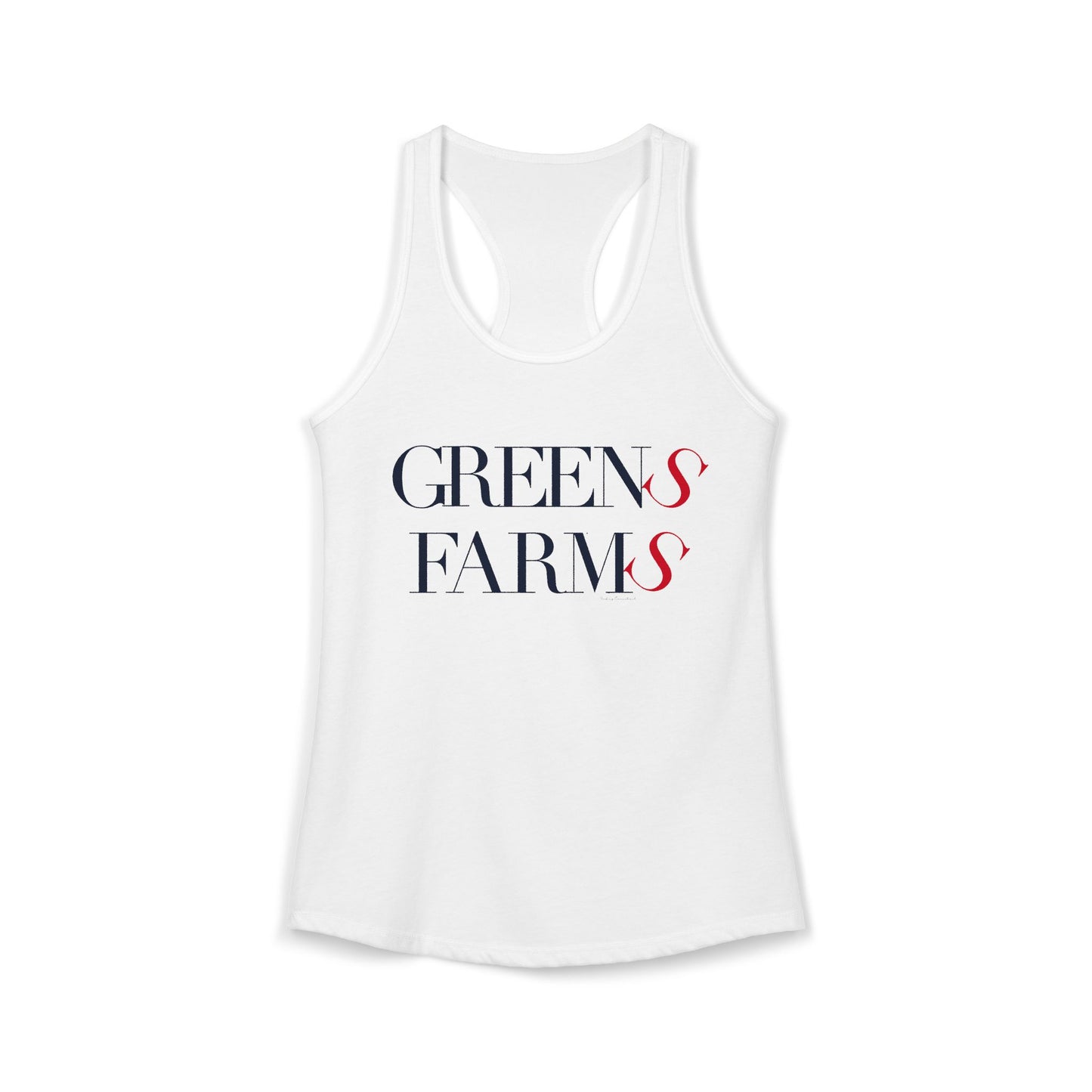 41 Tilt Greens Farms Women's Ideal Racerback Tank Top