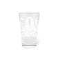 203 Monroe Red, White & Blue Pint Glass, 16oz