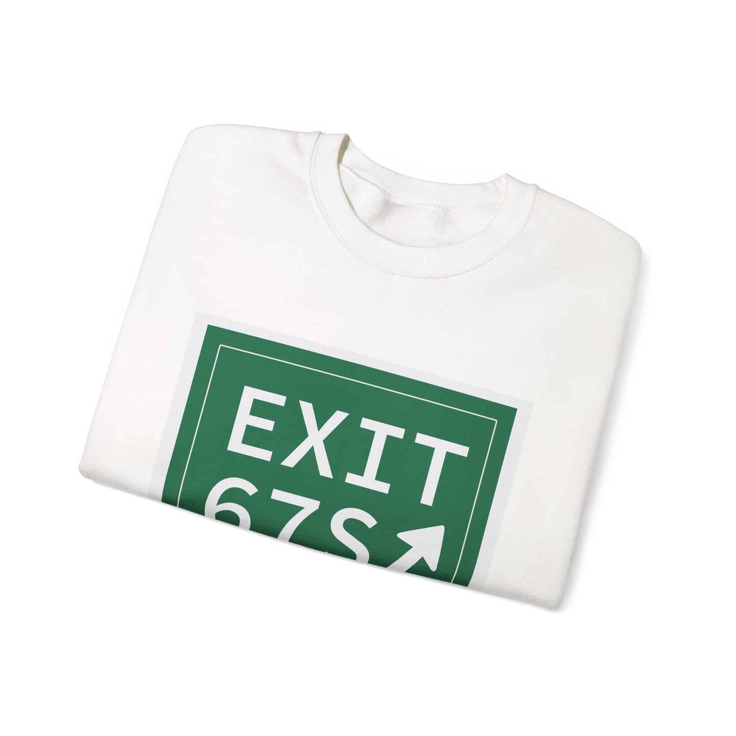 Vintage Exit 67S WCP Sign Unisex Heavy Blend™ Crewneck Sweatshirt
