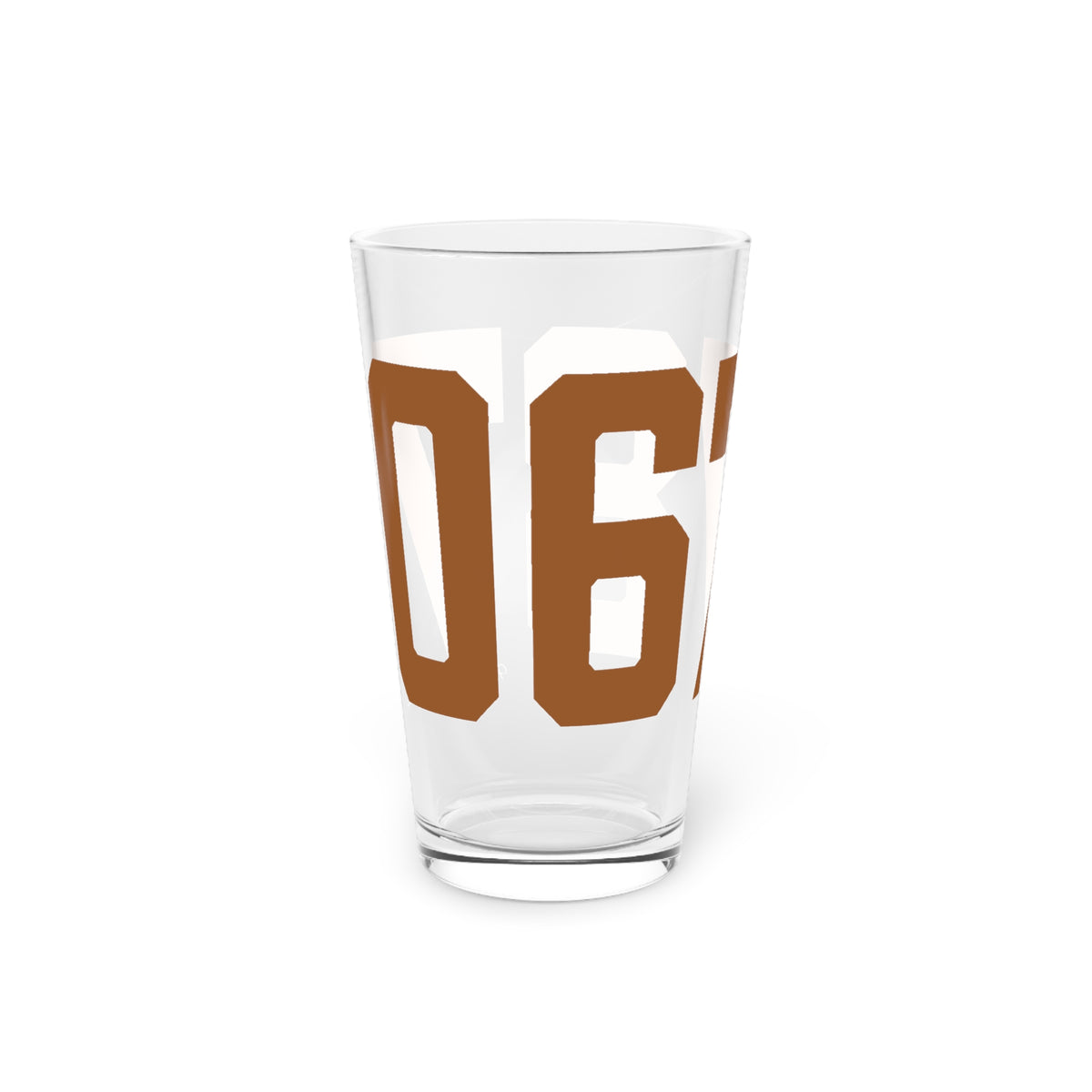 06787 Thomaston Connecticut Zip Code Pint Glass, 16oz