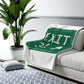 Vintage Exit 31 Merritt Parkway Sign Sherpa Fleece Blanket