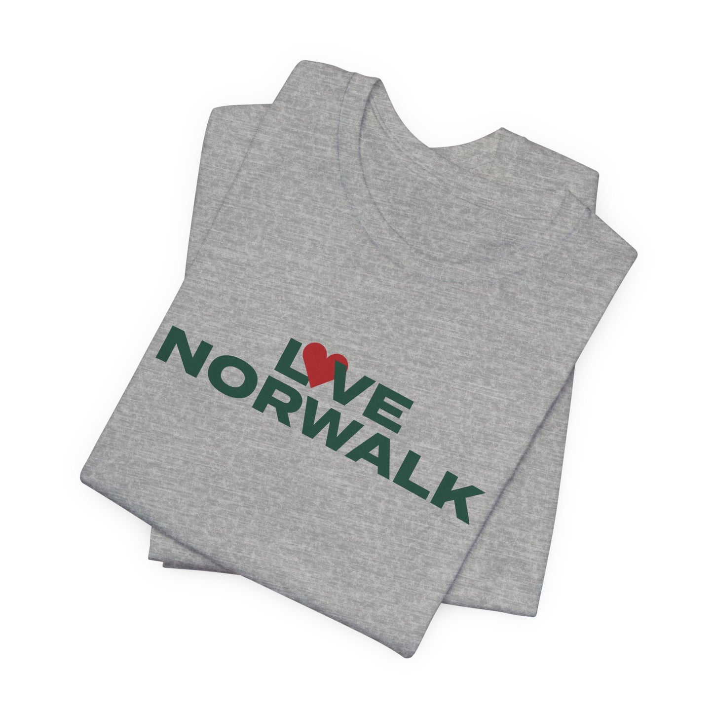 Love Norwalk Unisex Jersey Short Sleeve T-Shirt