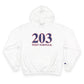 203 West Norwalk, Red, White & Blue Champion Hoodie